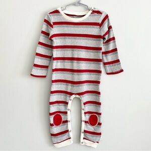Burt’s Bees Baby Stripe Thermal Jumpsuit Size 18 Months
